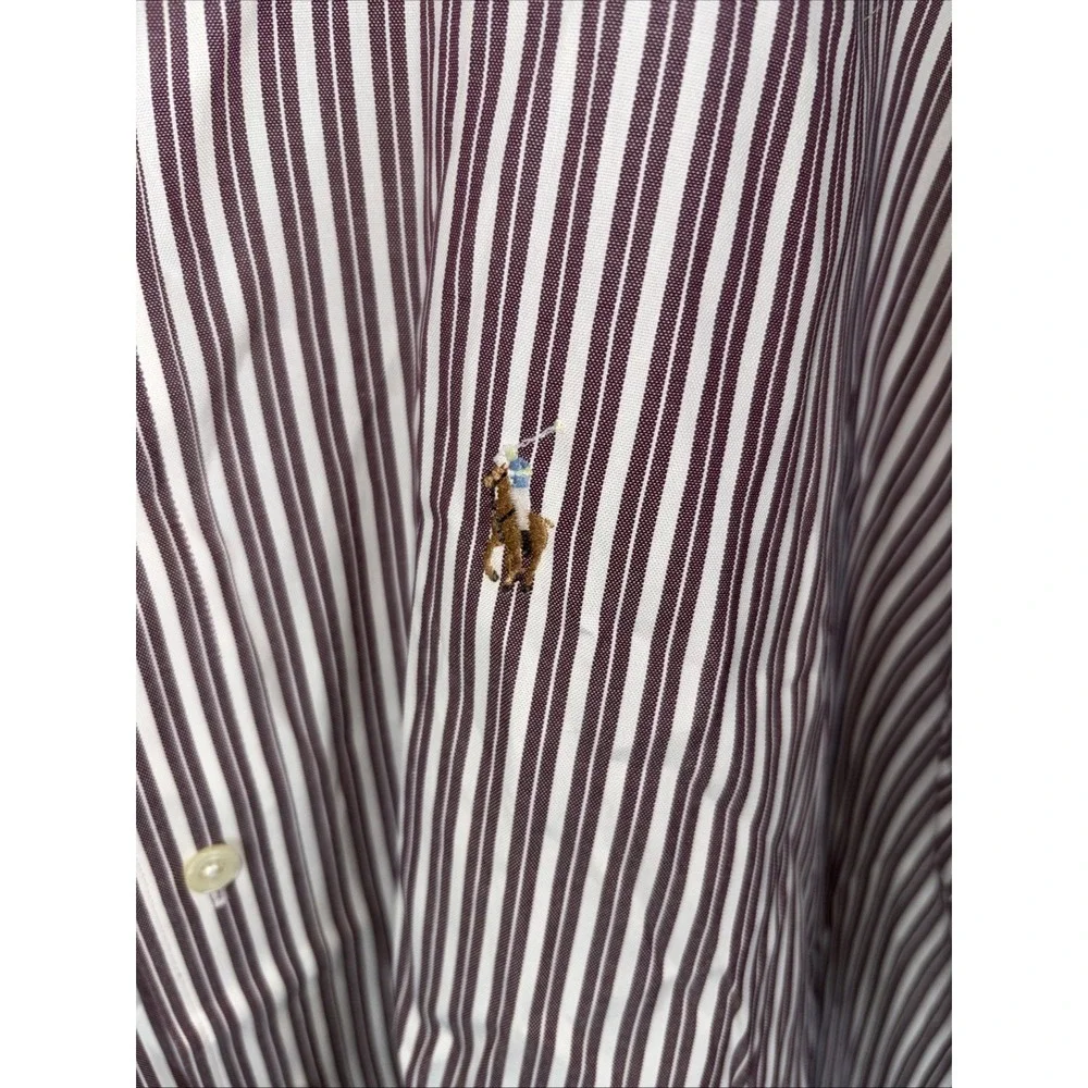 Polo Ralph Lauren Long Sleeve Button Down Shirt Size XL 17 36 Lot Of 2 Vintage